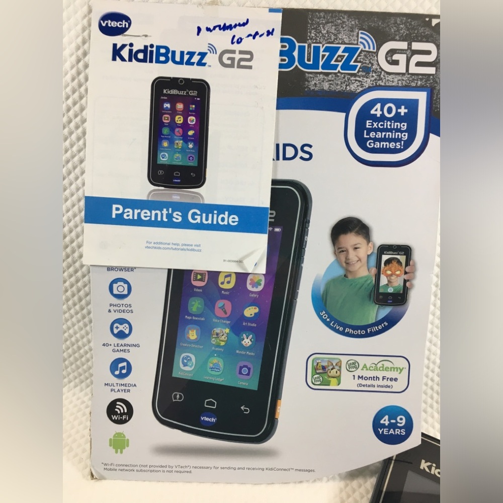 KidiBuzz G2 Kids Black VTech Kidibuzz G2 Smart Device for Kids